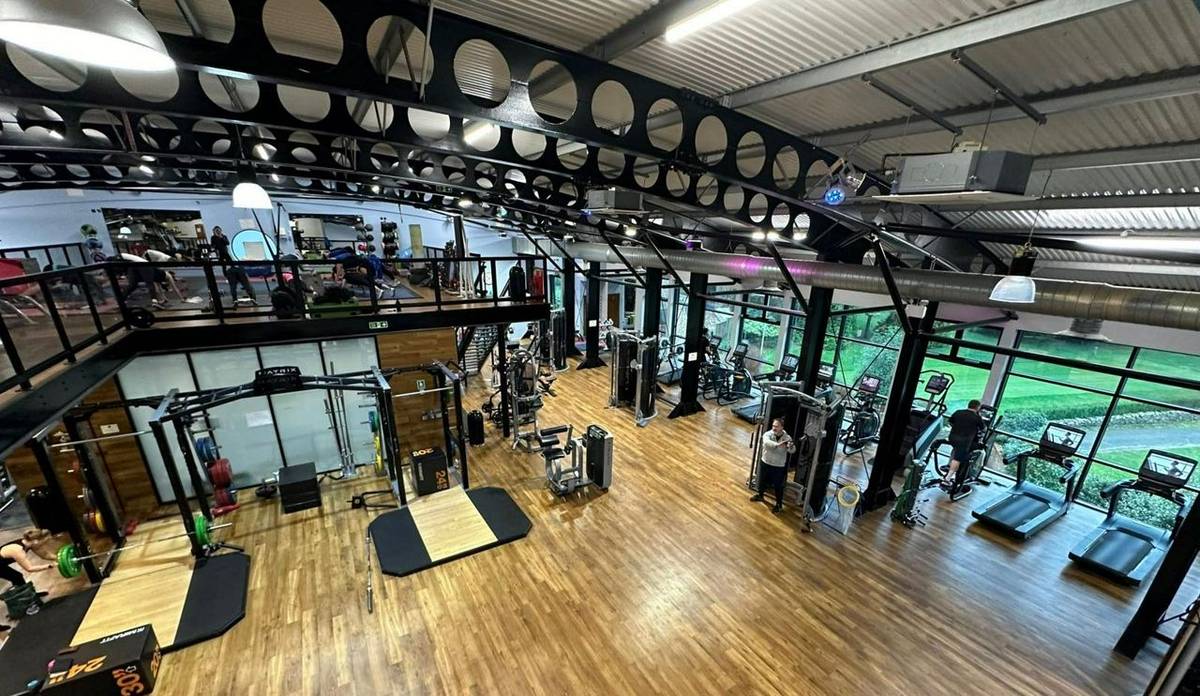 elevation health club view down