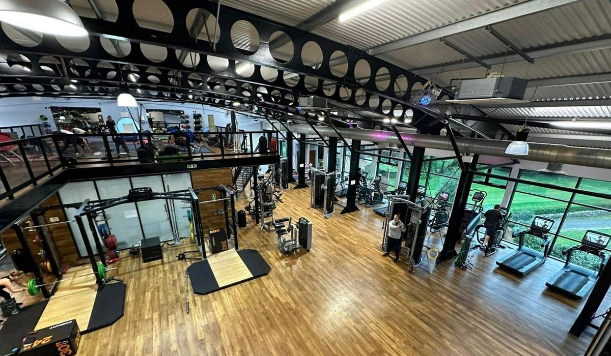 elevation health club view down