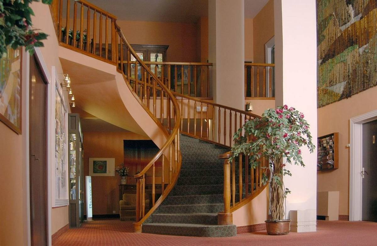 France - Villa Borghese - Main Hall Staircase.JPG