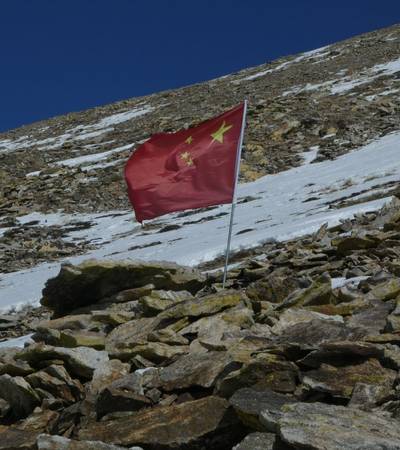 Near theMount Kailash viewpoint on border between Nepal and China