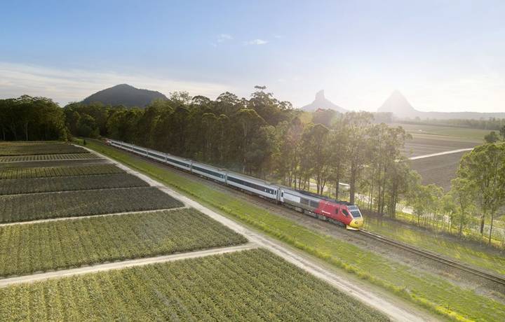 Glass House Mountains Aerial View - Spirit of Queensland Glass House Mountains Aerial View - Spirit of Queensland