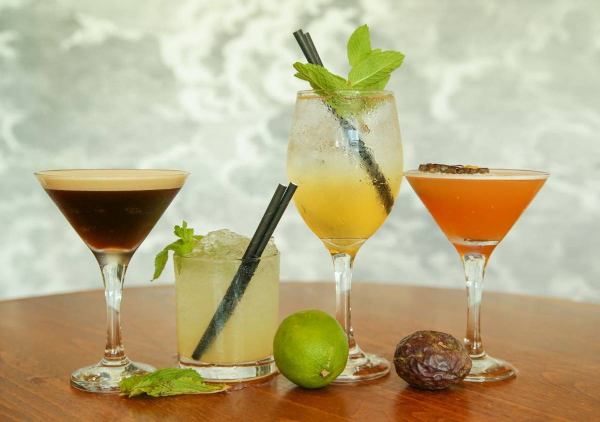 Cocktails in Sports Bar