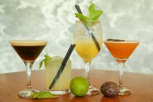 Cocktails in Sports Bar