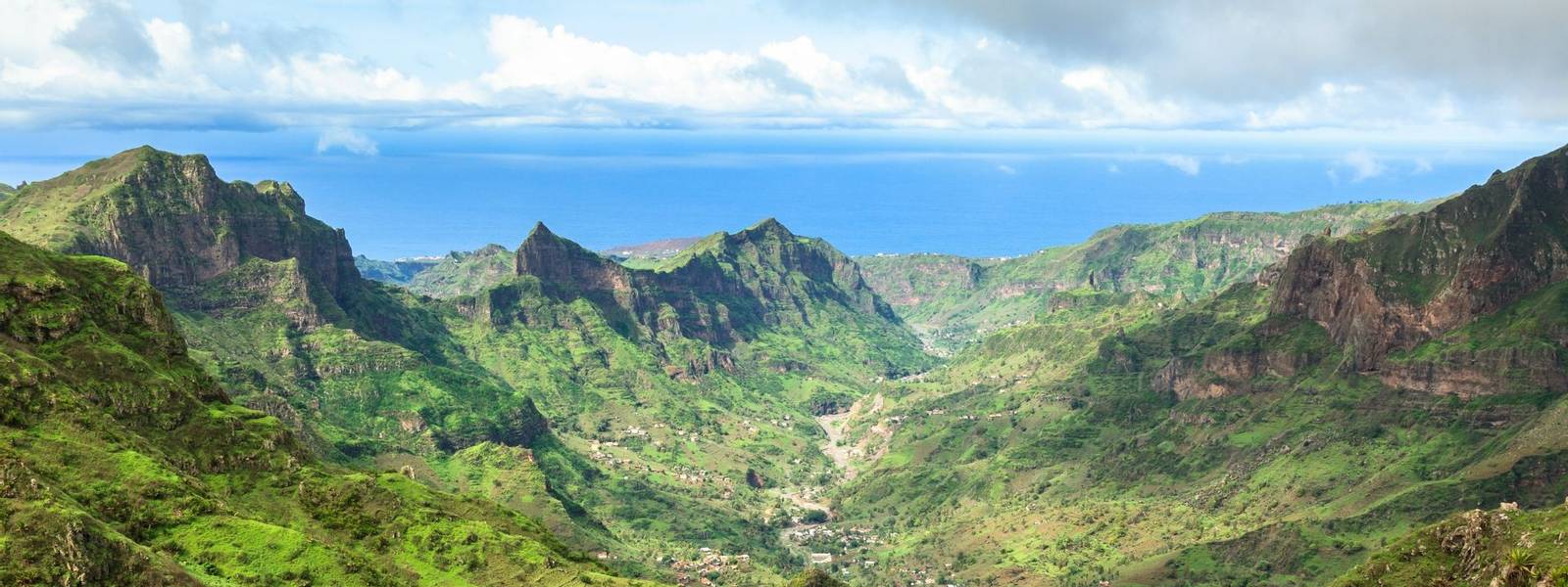 Serra Malagueta mountains in Santiago Island Cape Verde - Cabo Verde