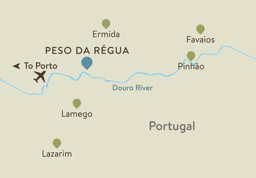 Douro Itinerary Map