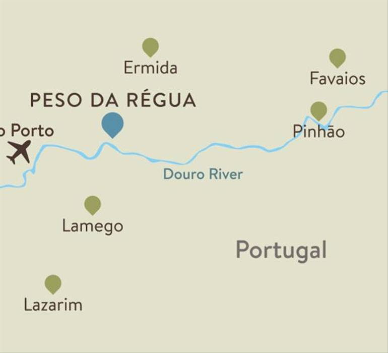 Douro Itinerary Map