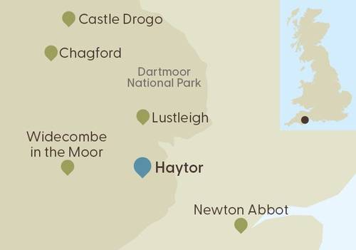 Itinerary Map - Dartmoor Guided Walking