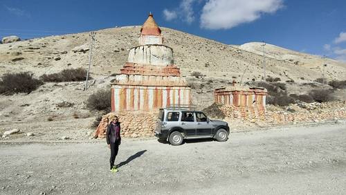 Drive north of Lo Manthang by jeep