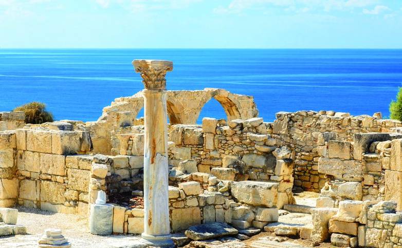 Limassol District. Cyprus. Ruins of ancient Kourion