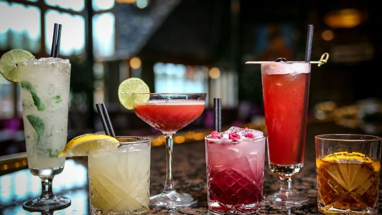 Enjoy Cocktails in the Atrium Bar