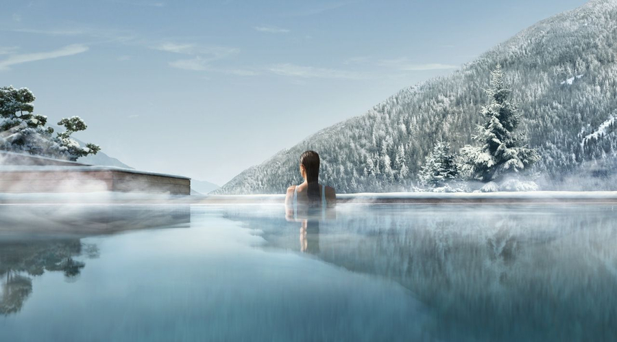 Infinity Pool at Lefay Dolomiti