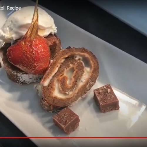 Recipes from our chefs - Carrot Cake Swiss Roll
