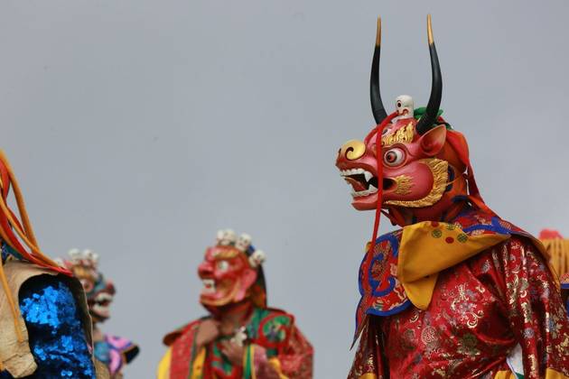 Mask dances in Bhutan 