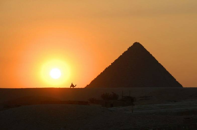 African Travel Inc Egypt - Pyramids sunset.jpg