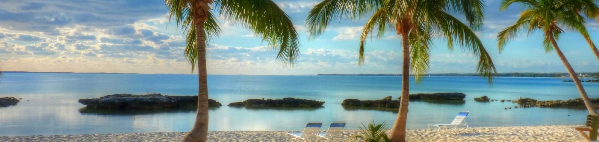 White Sand Beach in Nassau