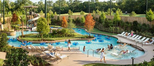 Resort pool activities.