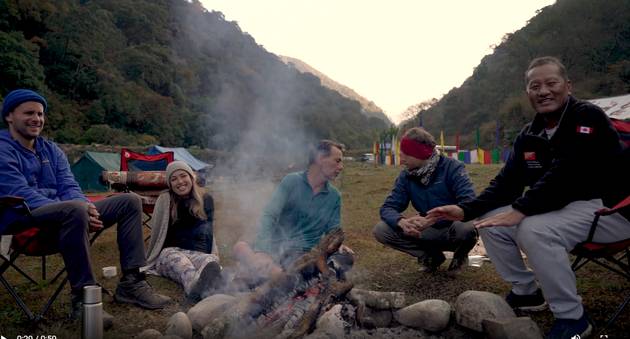 Group on the Trans Bhutan Trail 