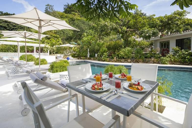 The Retreat Costa Rica pool patio