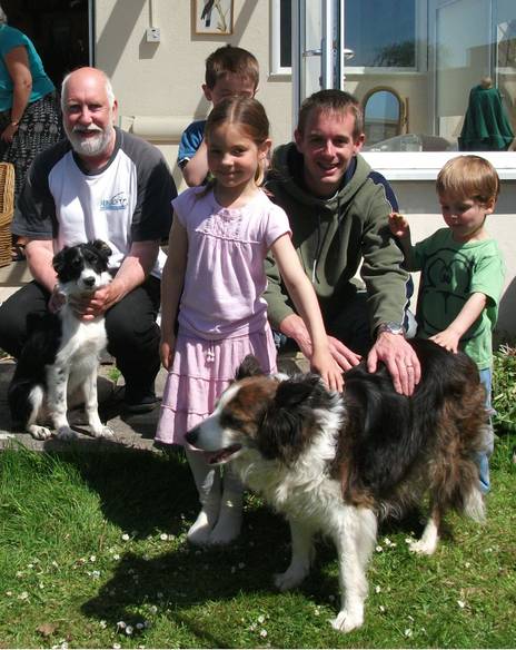 With Naturetrek MD, Andy Tucker, and family in 2010 Image