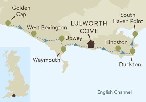 Dorset Coast Path Map