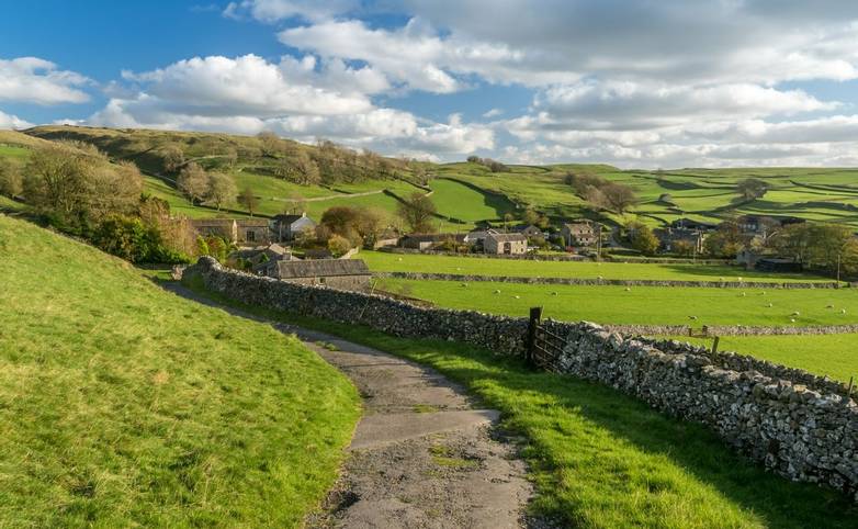 Footpath in Yorkshire Dales