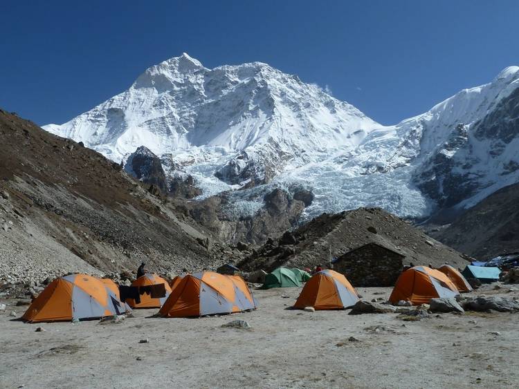 Makalu Base Camp in Nepal