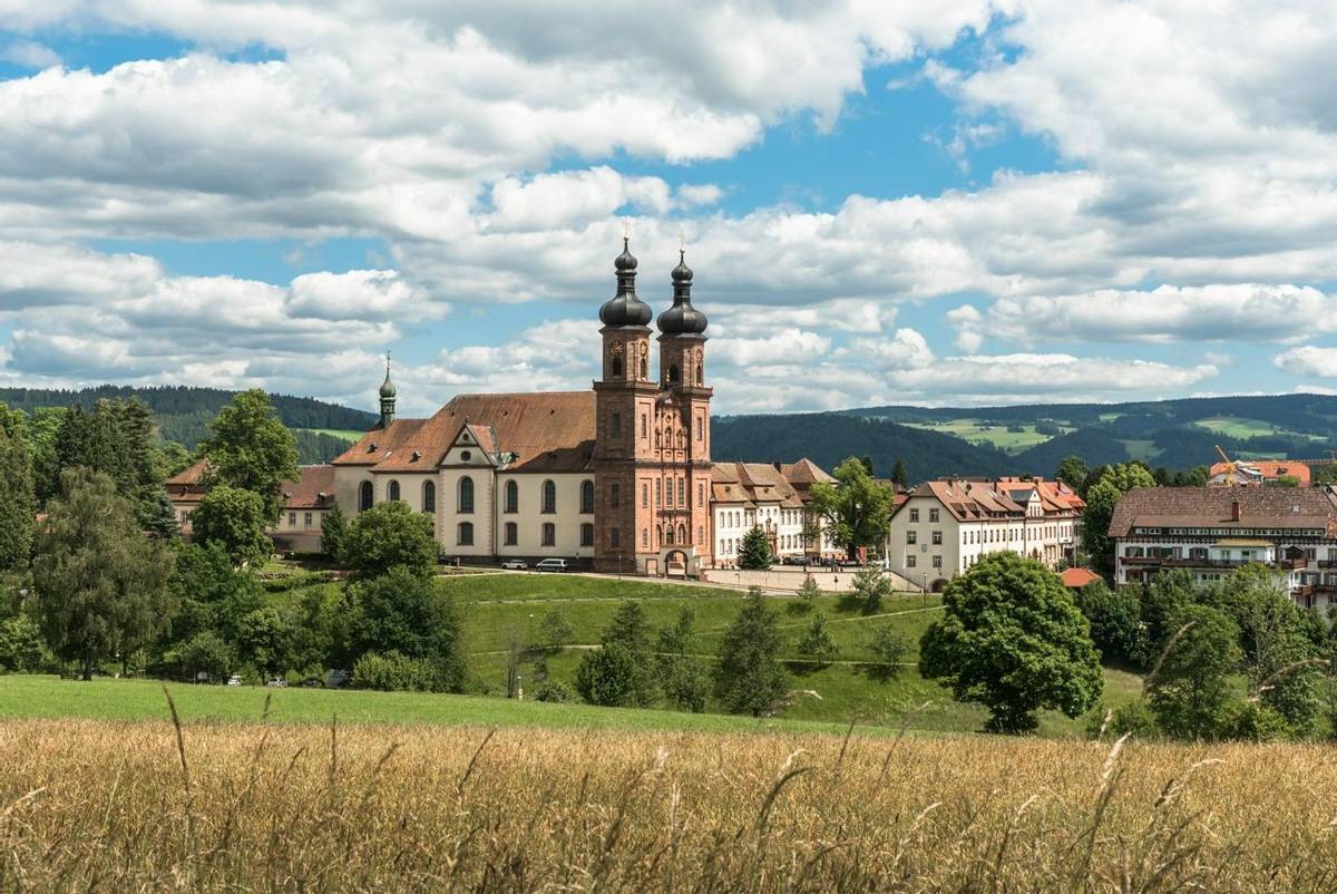 Baroque church and former Benedictine Abbey of St. Peter in the Black Forest, Baden-Wuerttemberg, Germany