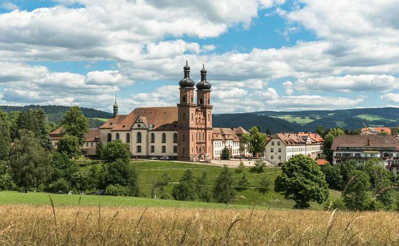 Baroque church and former Benedictine Abbey of St. Peter in the Black Forest, Baden-Wuerttemberg, Germany