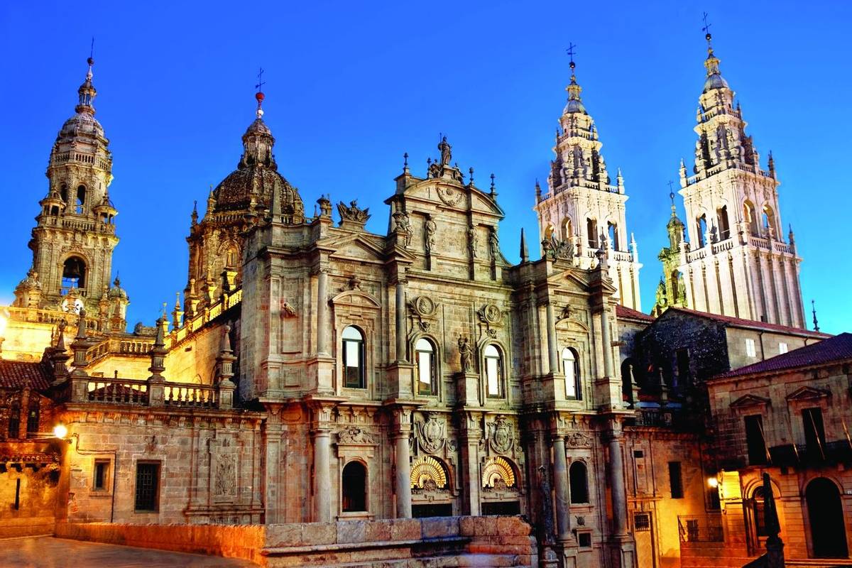 Cathedral of Santiago de Compostela. Galicia, Spain