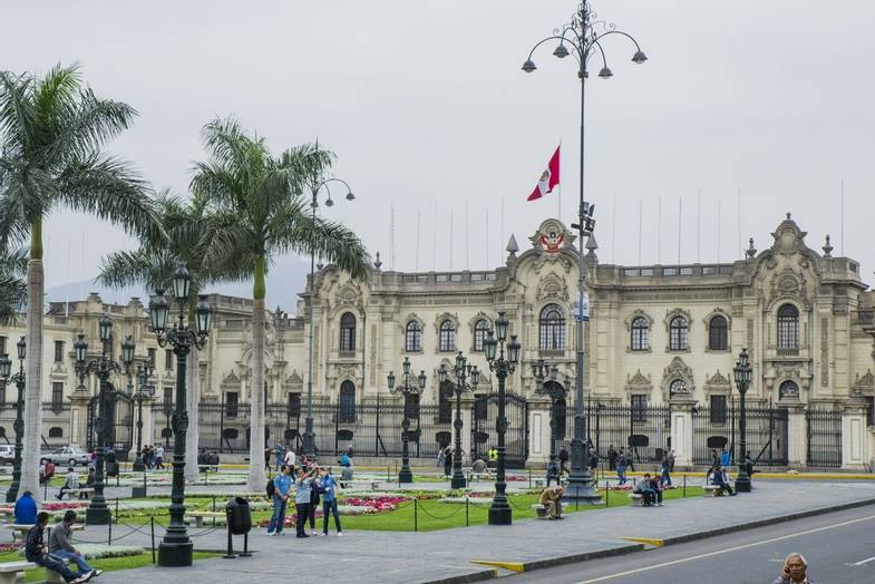 Palacio de Gobierno del PerÃº, Plaza de Armas de la ciudad de Lima.