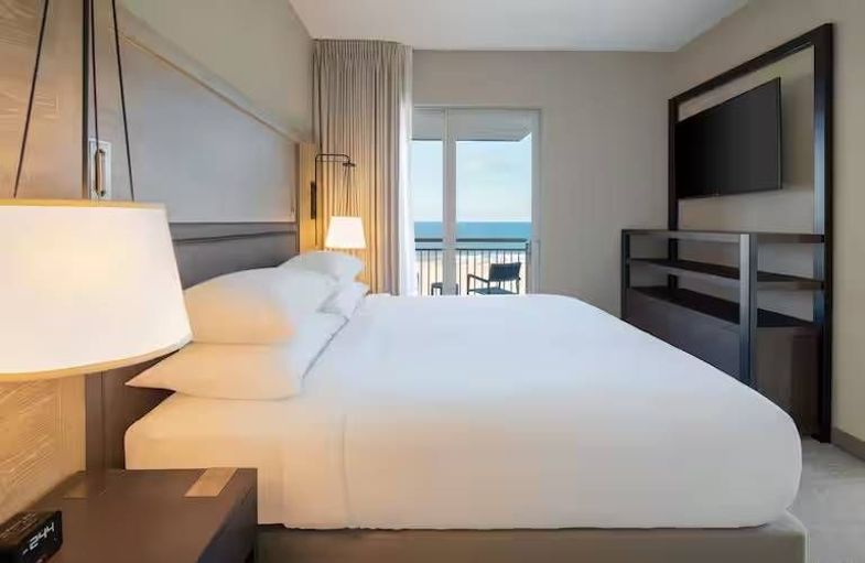 Embassy Suites by Hilton St. Augustine Beach Oceanfront Resort guest room.jpg