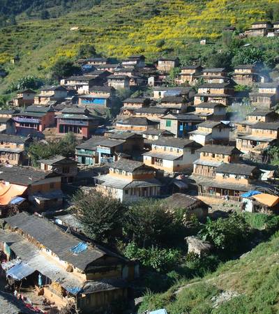 Muri village at 1,850m