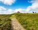 The path leading to the top of dunkery Beacon, the highest point on Exmoor National park in Somerset