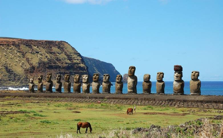 Chile and Easter Island - 15 Moai at Ahu Tongariki - AdobeStock_11715652.jpeg