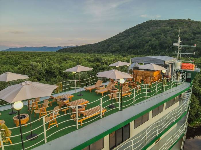 The Top Deck of The Naturezas Boat, Brazil