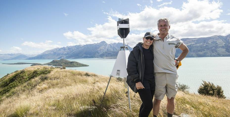 Couple on an adventure retreat at Aro Ha in New Zealand