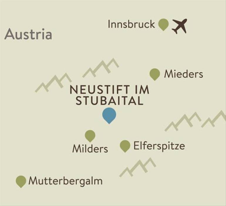 Neustift Itinerary Map