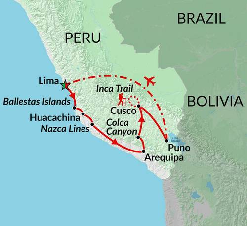 LIMA to LIMA (19 days) Peru Encompassed