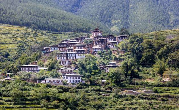 Punakha Dzong on the Trans Bhutan Trail 