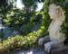 sphinx in la mortella garden ischia