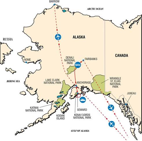 Navigating The Last Frontier: Exploring Alaska With Google Maps - Map 