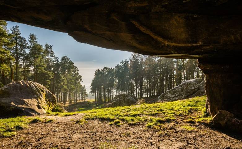 St Cuthbert's Cave where it is reputed that the monks of Lindisfarne hid St Cuthbert's body following Viking raids on the is…