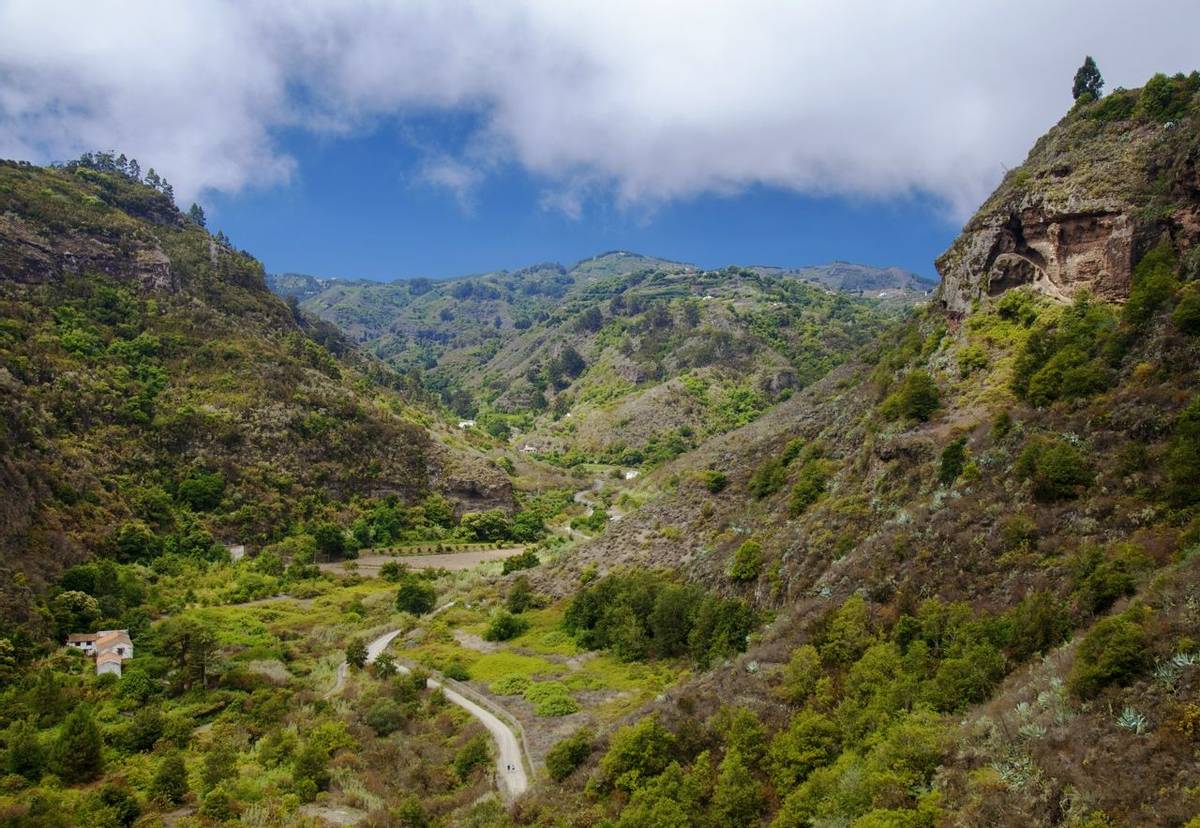 Gran Canaria, August, landscape of the northern part of the island