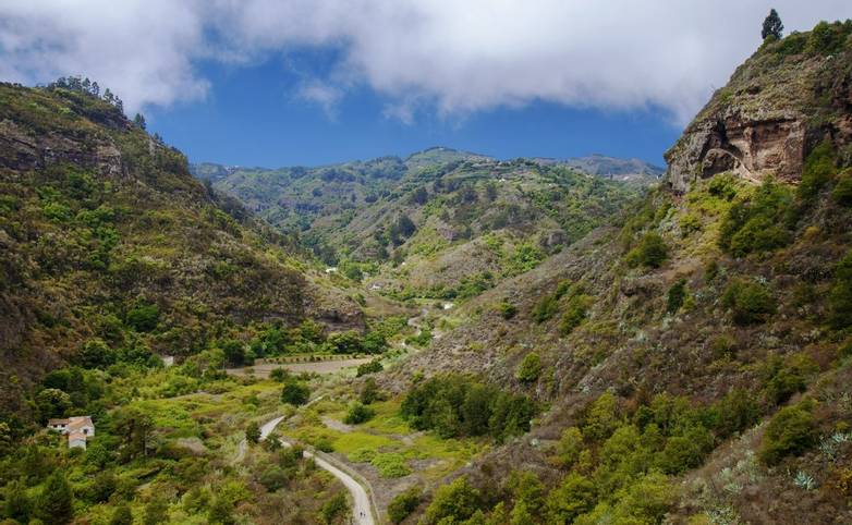 Gran Canaria, August, landscape of the northern part of the island