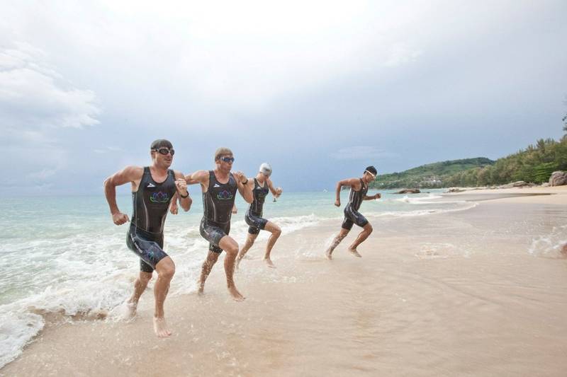 Triathlon at Thanyapura Health and Sports Resort in Phuket, Thailand