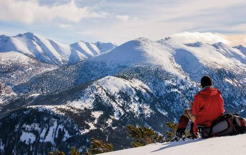 Snowshoeing in Bulgaria