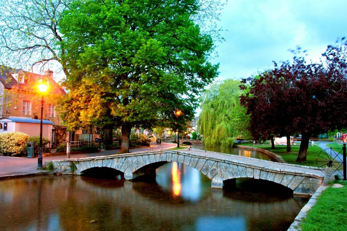 Bourton on the Water Cotswolds Gloucestershire England