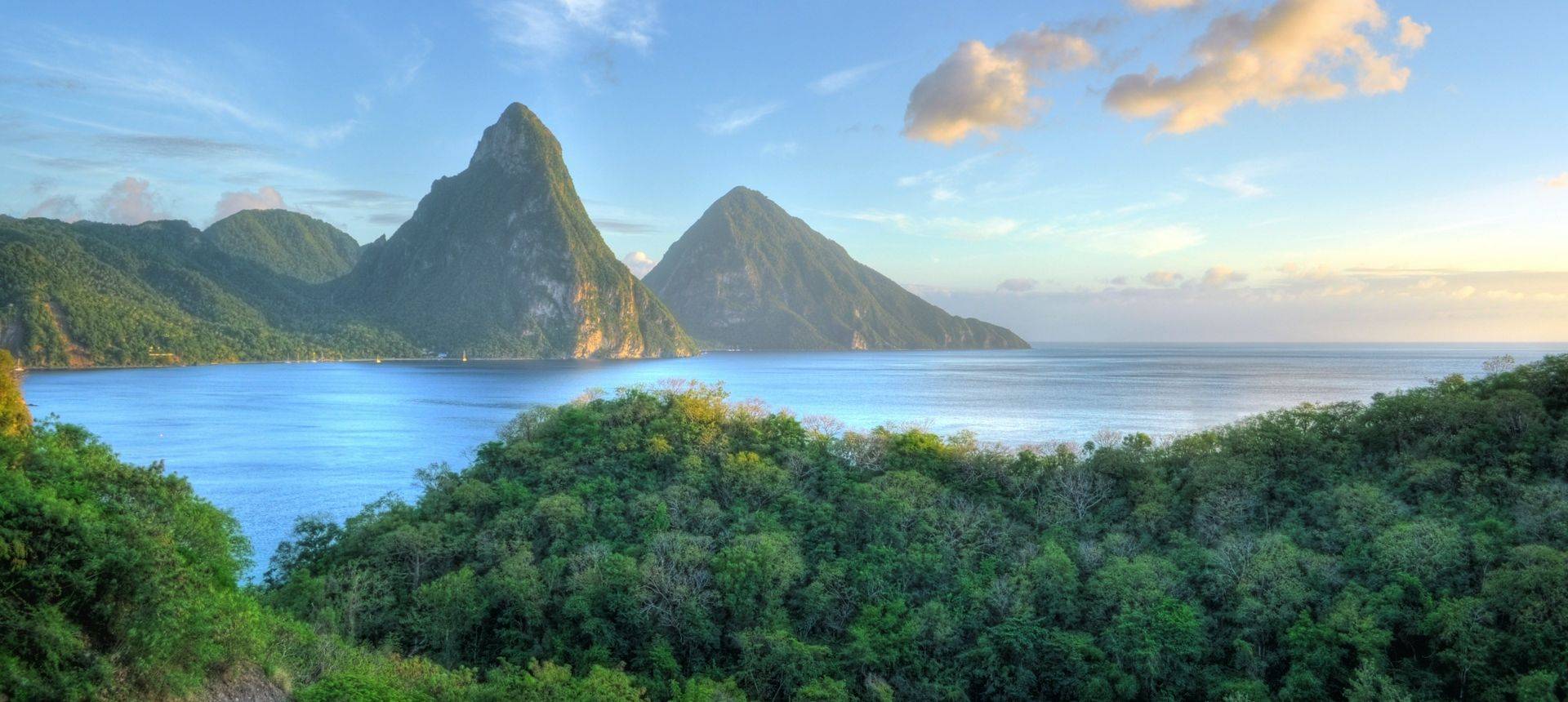 Les Pitons, St. Lucia. Shutterstock 134456765
