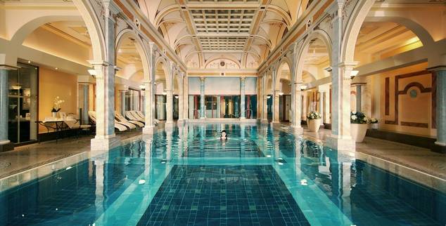 Indoor Pool at Grand Resort Bad Ragaz in Switzerland