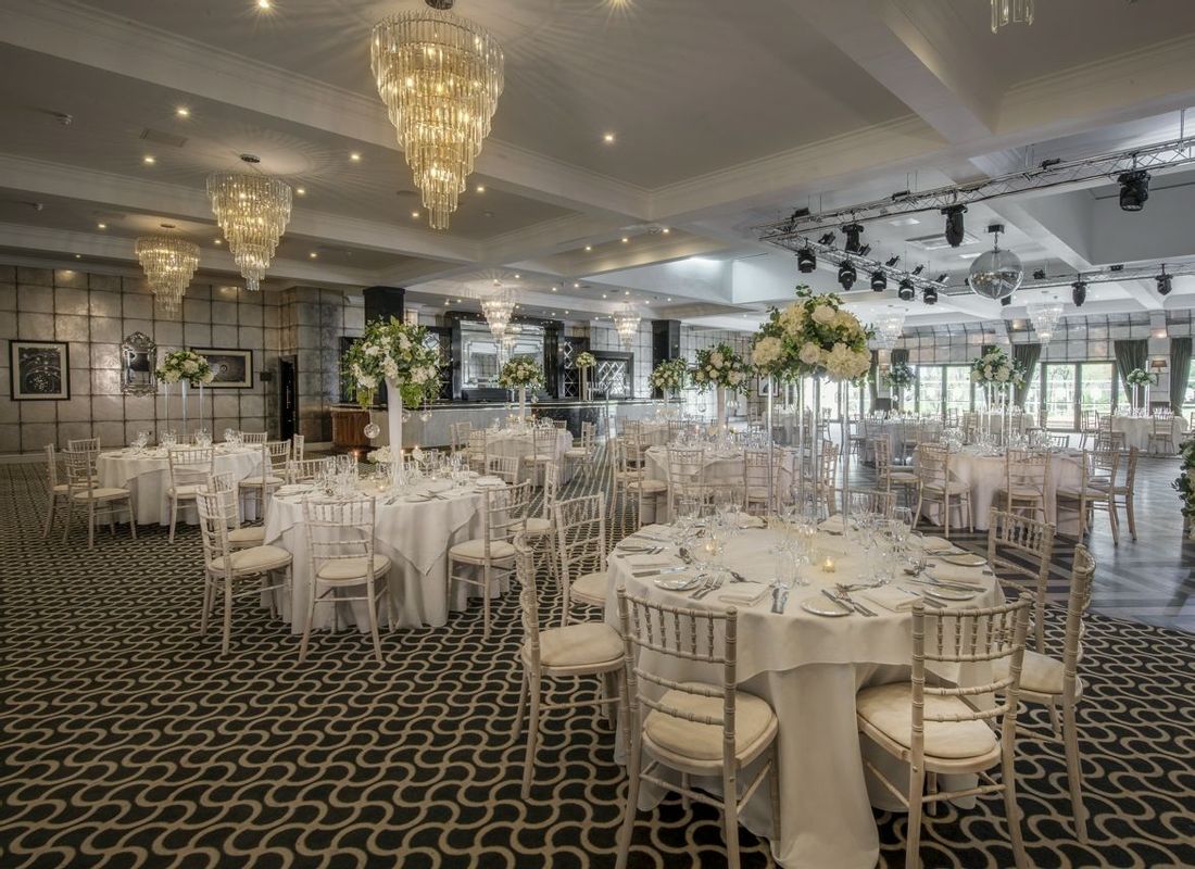 Gatsby Ballroom in hampshire hotel wedding space